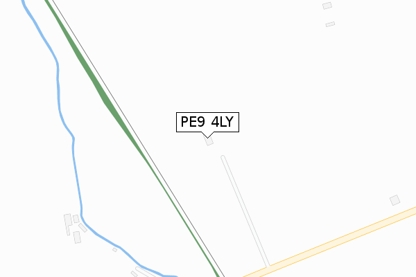 PE9 4LY map - large scale - OS Open Zoomstack (Ordnance Survey) PE9 4LY map - large scale - OS Open Zoomstack (Ordnance Survey)
