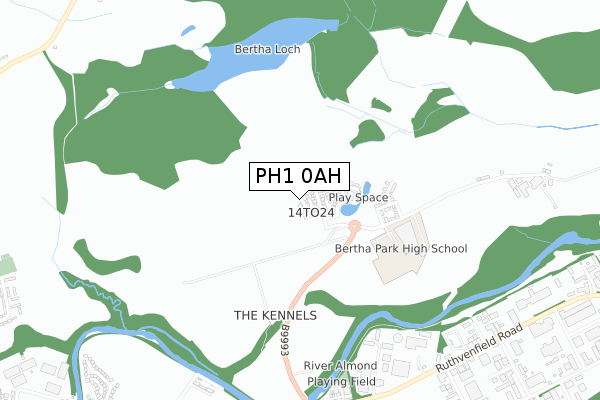 PH1 0AH map - small scale - OS Open Zoomstack (Ordnance Survey) PH1 0AH map - small scale - OS Open Zoomstack (Ordnance Survey)