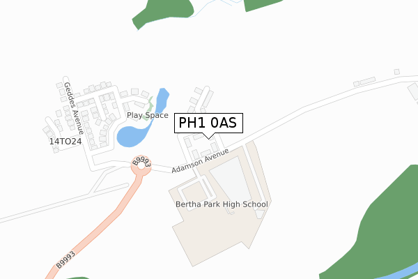 PH1 0AS map - large scale - OS Open Zoomstack (Ordnance Survey) PH1 0AS map - large scale - OS Open Zoomstack (Ordnance Survey)