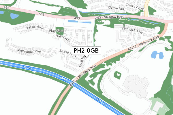 PH2 0GB map - large scale - OS Open Zoomstack (Ordnance Survey) PH2 0GB map - large scale - OS Open Zoomstack (Ordnance Survey)