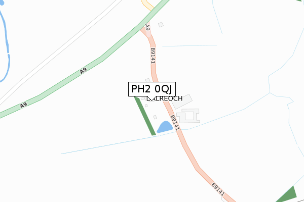 PH2 0QJ map - large scale - OS Open Zoomstack (Ordnance Survey) PH2 0QJ map - large scale - OS Open Zoomstack (Ordnance Survey)