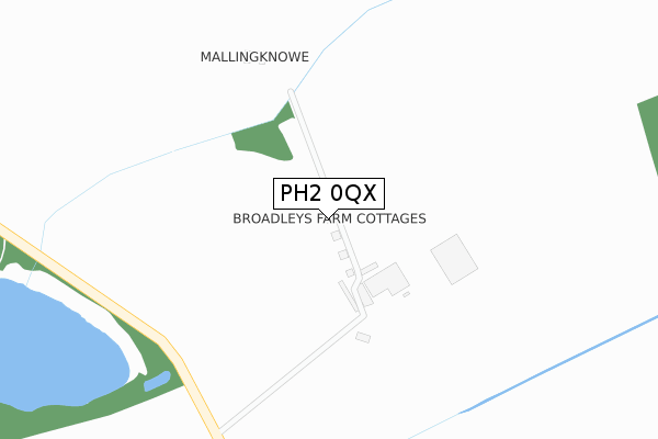 PH2 0QX map - large scale - OS Open Zoomstack (Ordnance Survey) PH2 0QX map - large scale - OS Open Zoomstack (Ordnance Survey)