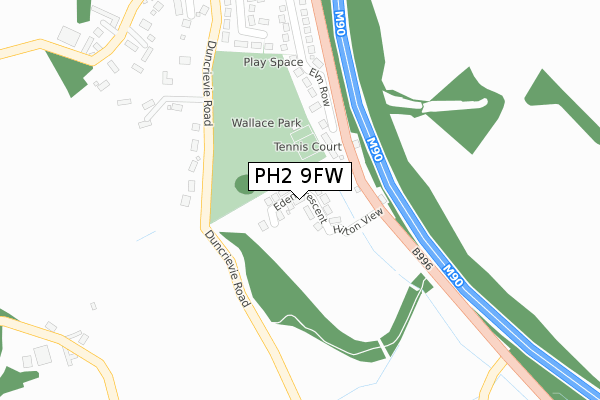 PH2 9FW map - large scale - OS Open Zoomstack (Ordnance Survey) PH2 9FW map - large scale - OS Open Zoomstack (Ordnance Survey)