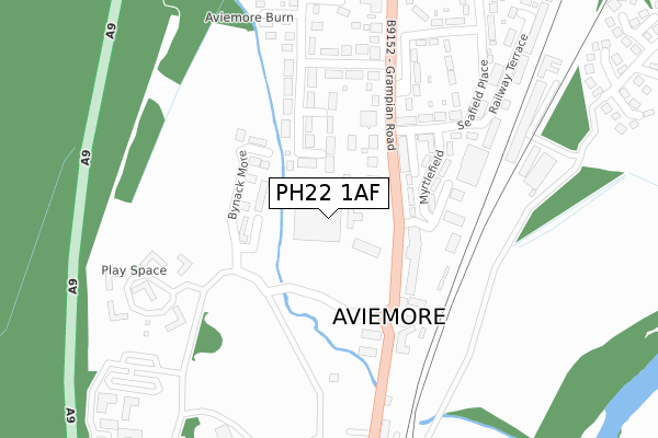 PH22 1AF map - large scale - OS Open Zoomstack (Ordnance Survey) PH22 1AF map - large scale - OS Open Zoomstack (Ordnance Survey)
