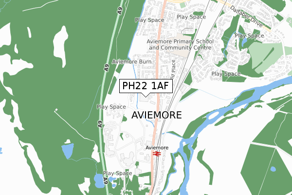 PH22 1AF map - small scale - OS Open Zoomstack (Ordnance Survey) PH22 1AF map - small scale - OS Open Zoomstack (Ordnance Survey)