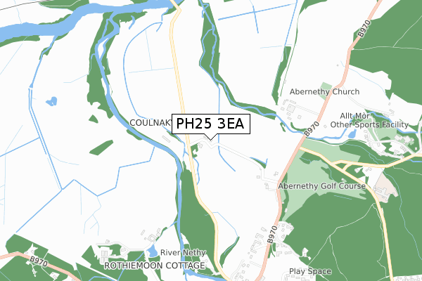 PH25 3EA map - small scale - OS Open Zoomstack (Ordnance Survey) PH25 3EA map - small scale - OS Open Zoomstack (Ordnance Survey)