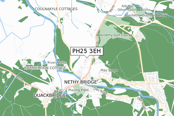 PH25 3EH map - small scale - OS Open Zoomstack (Ordnance Survey) PH25 3EH map - small scale - OS Open Zoomstack (Ordnance Survey)