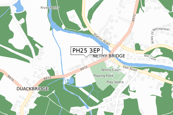 PH25 3EP map - large scale - OS Open Zoomstack (Ordnance Survey) PH25 3EP map - large scale - OS Open Zoomstack (Ordnance Survey)