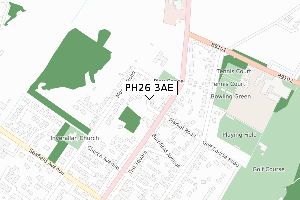 PH26 3AE map - large scale - OS Open Zoomstack (Ordnance Survey) PH26 3AE map - large scale - OS Open Zoomstack (Ordnance Survey)