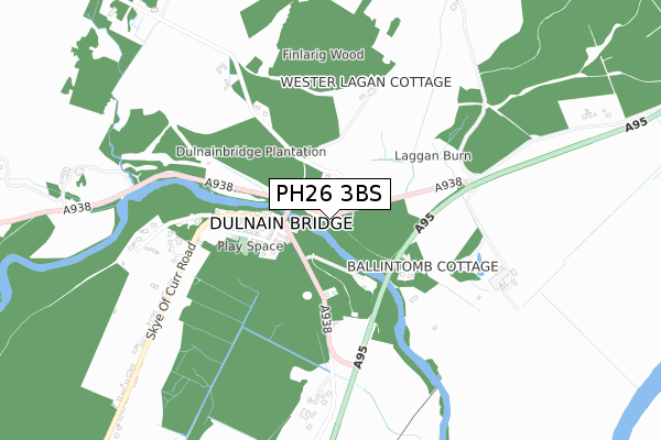 PH26 3BS map - small scale - OS Open Zoomstack (Ordnance Survey) PH26 3BS map - small scale - OS Open Zoomstack (Ordnance Survey)