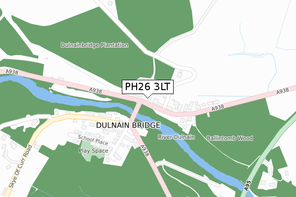 PH26 3LT map - large scale - OS Open Zoomstack (Ordnance Survey) PH26 3LT map - large scale - OS Open Zoomstack (Ordnance Survey)
