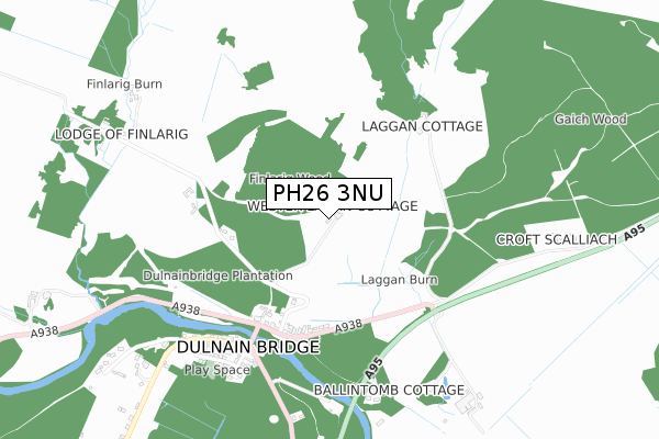 PH26 3NU map - small scale - OS Open Zoomstack (Ordnance Survey) PH26 3NU map - small scale - OS Open Zoomstack (Ordnance Survey)