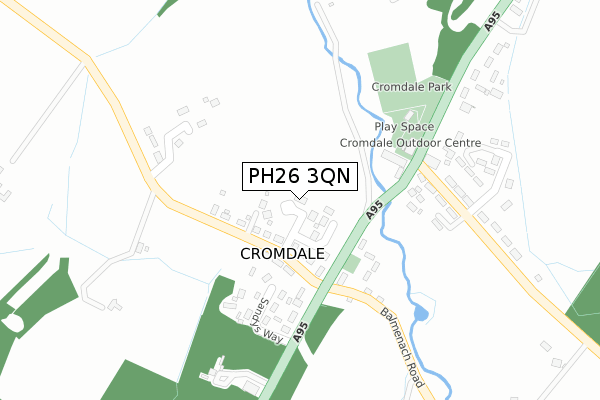 PH26 3QN map - large scale - OS Open Zoomstack (Ordnance Survey) PH26 3QN map - large scale - OS Open Zoomstack (Ordnance Survey)