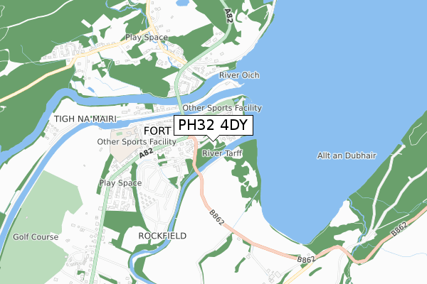 PH32 4DY map - small scale - OS Open Zoomstack (Ordnance Survey) PH32 4DY map - small scale - OS Open Zoomstack (Ordnance Survey)