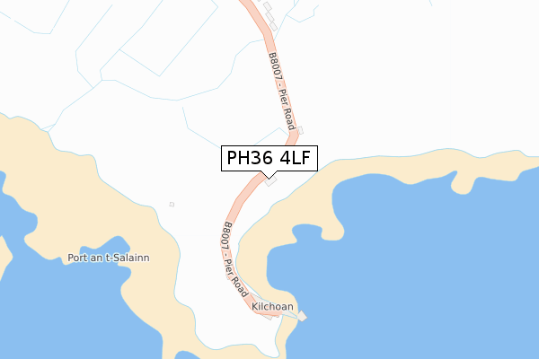PH36 4LF map - large scale - OS Open Zoomstack (Ordnance Survey) PH36 4LF map - large scale - OS Open Zoomstack (Ordnance Survey)