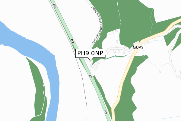 PH9 0NP map - large scale - OS Open Zoomstack (Ordnance Survey) PH9 0NP map - large scale - OS Open Zoomstack (Ordnance Survey)