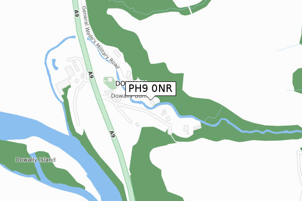 PH9 0NR map - large scale - OS Open Zoomstack (Ordnance Survey) PH9 0NR map - large scale - OS Open Zoomstack (Ordnance Survey)