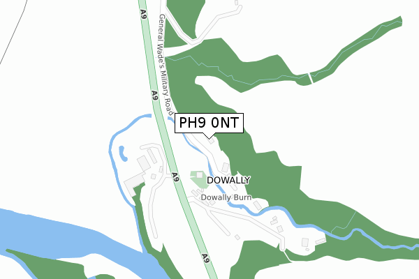 PH9 0NT map - large scale - OS Open Zoomstack (Ordnance Survey) PH9 0NT map - large scale - OS Open Zoomstack (Ordnance Survey)