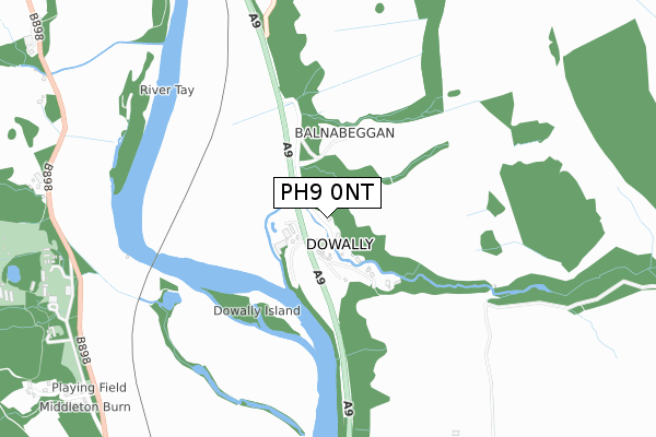 PH9 0NT map - small scale - OS Open Zoomstack (Ordnance Survey) PH9 0NT map - small scale - OS Open Zoomstack (Ordnance Survey)