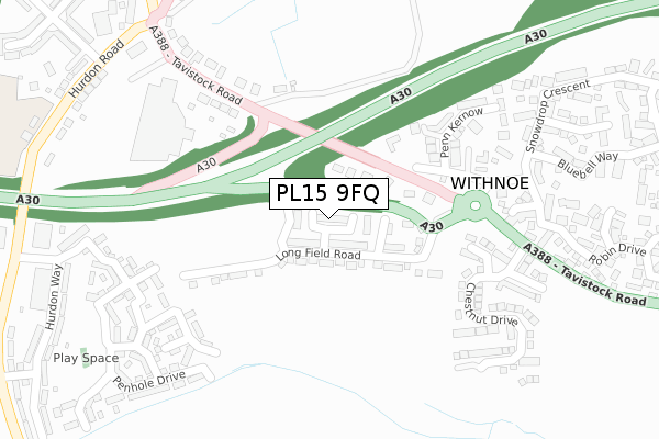 PL15 9FQ map - large scale - OS Open Zoomstack (Ordnance Survey) PL15 9FQ map - large scale - OS Open Zoomstack (Ordnance Survey)