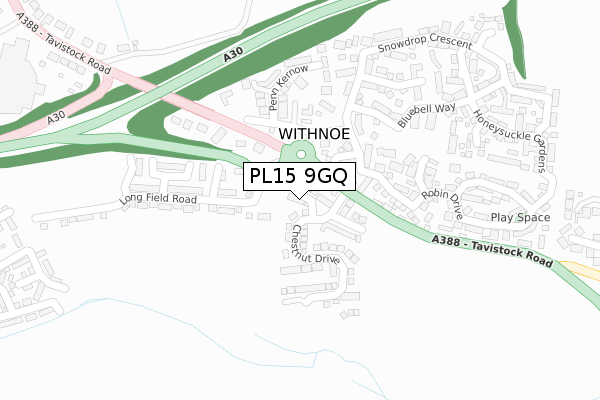 PL15 9GQ map - large scale - OS Open Zoomstack (Ordnance Survey) PL15 9GQ map - large scale - OS Open Zoomstack (Ordnance Survey)