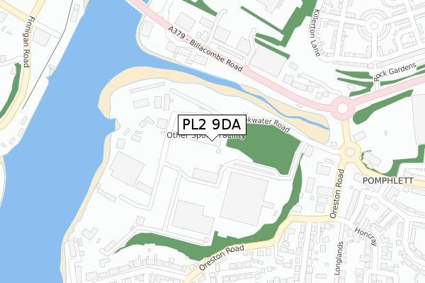 PL2 9DA map - large scale - OS Open Zoomstack (Ordnance Survey) PL2 9DA map - large scale - OS Open Zoomstack (Ordnance Survey)
