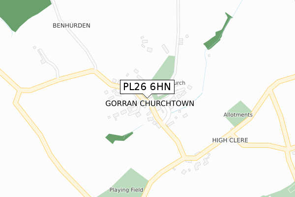 PL26 6HN map - large scale - OS Open Zoomstack (Ordnance Survey) PL26 6HN map - large scale - OS Open Zoomstack (Ordnance Survey)