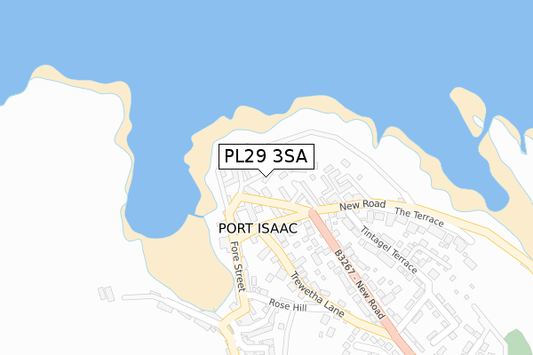 PL29 3SA map - large scale - OS Open Zoomstack (Ordnance Survey) PL29 3SA map - large scale - OS Open Zoomstack (Ordnance Survey)