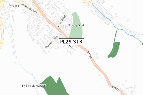 PL29 3TR map - large scale - OS Open Zoomstack (Ordnance Survey) PL29 3TR map - large scale - OS Open Zoomstack (Ordnance Survey)