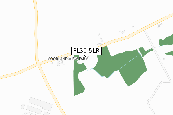 PL30 5LR map - large scale - OS Open Zoomstack (Ordnance Survey)