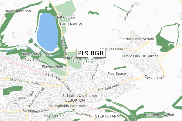 PL9 8GR map - small scale - OS Open Zoomstack (Ordnance Survey) PL9 8GR map - small scale - OS Open Zoomstack (Ordnance Survey)