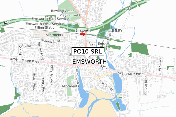 PO10 9RL map - small scale - OS Open Zoomstack (Ordnance Survey) PO10 9RL map - small scale - OS Open Zoomstack (Ordnance Survey)