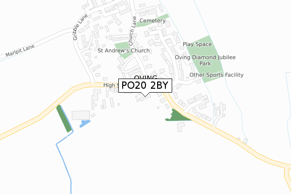 PO20 2BY map - large scale - OS Open Zoomstack (Ordnance Survey)