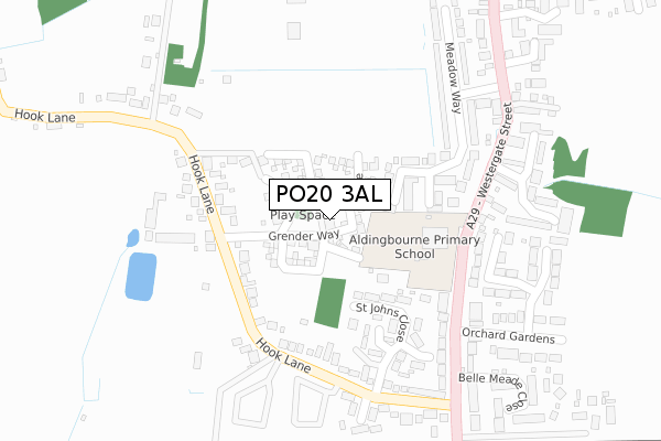 PO20 3AL map - large scale - OS Open Zoomstack (Ordnance Survey) PO20 3AL map - large scale - OS Open Zoomstack (Ordnance Survey)