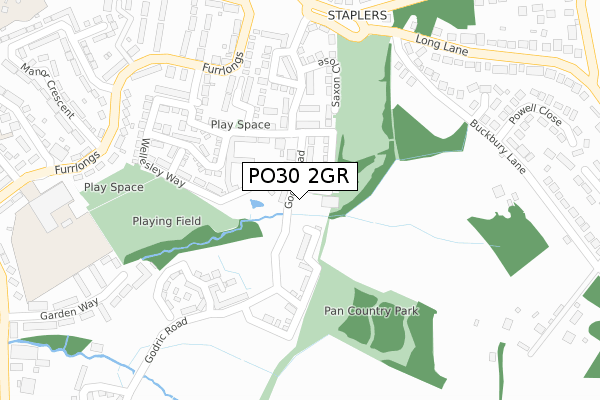 PO30 2GR map - large scale - OS Open Zoomstack (Ordnance Survey) PO30 2GR map - large scale - OS Open Zoomstack (Ordnance Survey)