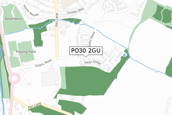 PO30 2GU map - large scale - OS Open Zoomstack (Ordnance Survey) PO30 2GU map - large scale - OS Open Zoomstack (Ordnance Survey)