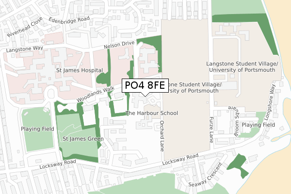 PO4 8FE map - large scale - OS Open Zoomstack (Ordnance Survey) PO4 8FE map - large scale - OS Open Zoomstack (Ordnance Survey)