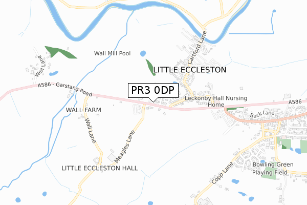 PR3 0DP map - small scale - OS Open Zoomstack (Ordnance Survey)