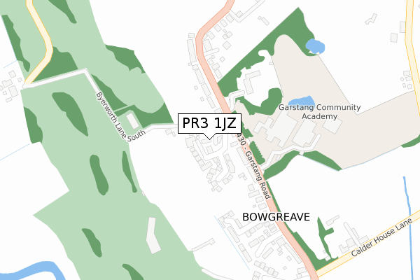 PR3 1JZ map - large scale - OS Open Zoomstack (Ordnance Survey) PR3 1JZ map - large scale - OS Open Zoomstack (Ordnance Survey)