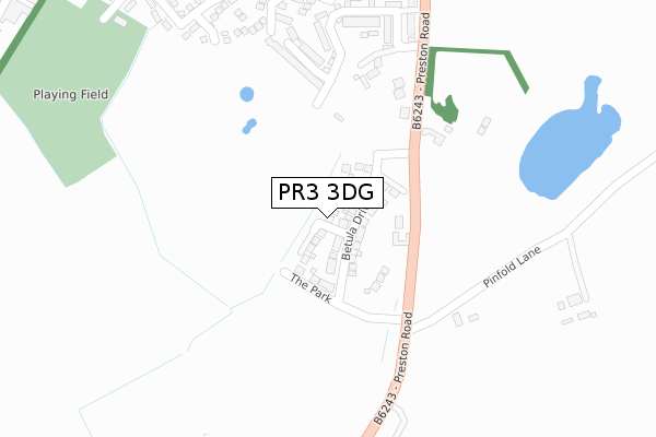 PR3 3DG map - large scale - OS Open Zoomstack (Ordnance Survey)