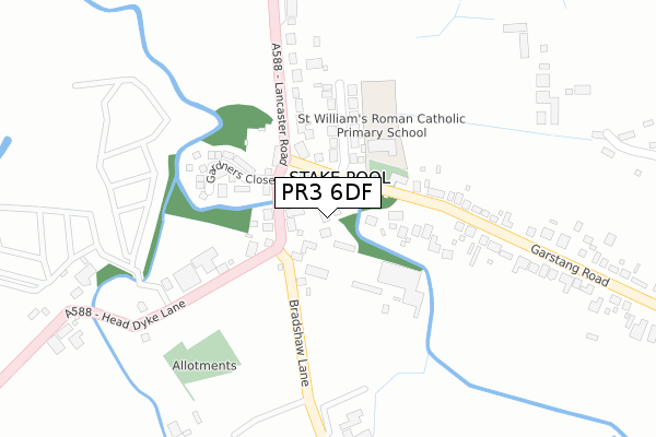 PR3 6DF map - large scale - OS Open Zoomstack (Ordnance Survey) PR3 6DF map - large scale - OS Open Zoomstack (Ordnance Survey)