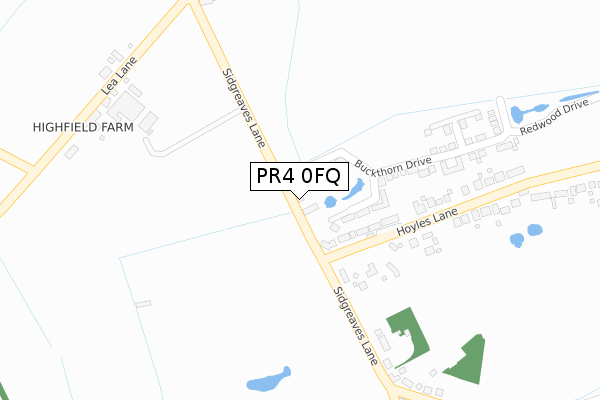 PR4 0FQ map - large scale - OS Open Zoomstack (Ordnance Survey) PR4 0FQ map - large scale - OS Open Zoomstack (Ordnance Survey)