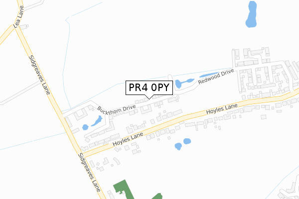 PR4 0PY map - large scale - OS Open Zoomstack (Ordnance Survey) PR4 0PY map - large scale - OS Open Zoomstack (Ordnance Survey)