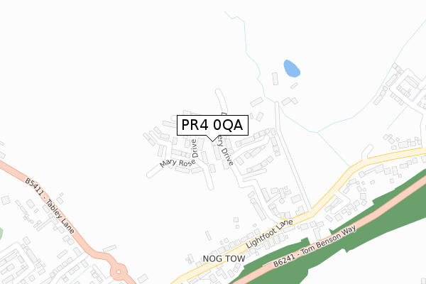 PR4 0QA map - large scale - OS Open Zoomstack (Ordnance Survey) PR4 0QA map - large scale - OS Open Zoomstack (Ordnance Survey)