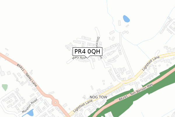 PR4 0QH map - large scale - OS Open Zoomstack (Ordnance Survey) PR4 0QH map - large scale - OS Open Zoomstack (Ordnance Survey)