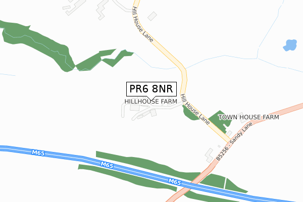 PR6 8NR map - large scale - OS Open Zoomstack (Ordnance Survey) PR6 8NR map - large scale - OS Open Zoomstack (Ordnance Survey)