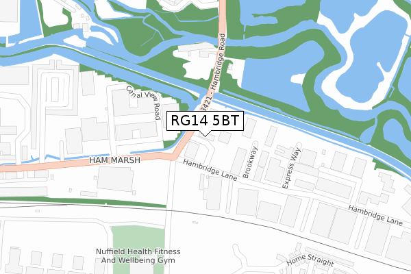 RG14 5BT map - large scale - OS Open Zoomstack (Ordnance Survey) RG14 5BT map - large scale - OS Open Zoomstack (Ordnance Survey)
