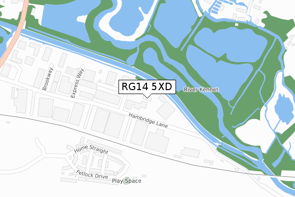 RG14 5XD map - large scale - OS Open Zoomstack (Ordnance Survey) RG14 5XD map - large scale - OS Open Zoomstack (Ordnance Survey)