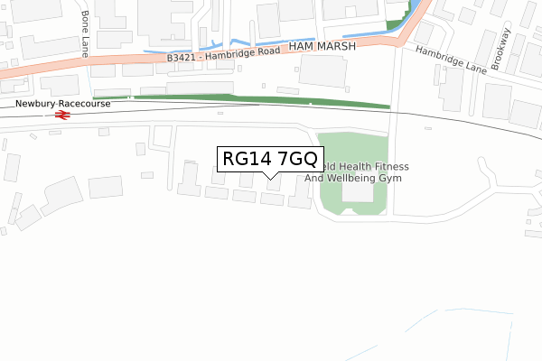 RG14 7GQ map - large scale - OS Open Zoomstack (Ordnance Survey) RG14 7GQ map - large scale - OS Open Zoomstack (Ordnance Survey)