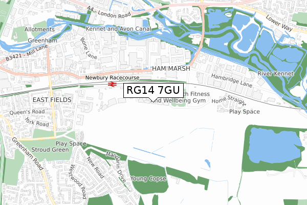 RG14 7GU map - small scale - OS Open Zoomstack (Ordnance Survey) RG14 7GU map - small scale - OS Open Zoomstack (Ordnance Survey)